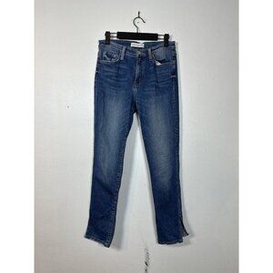 Flying Monkey Jeans Size 26 Slit Ankle Dark Stretch Denim Women’s Y3013 Slim Leg